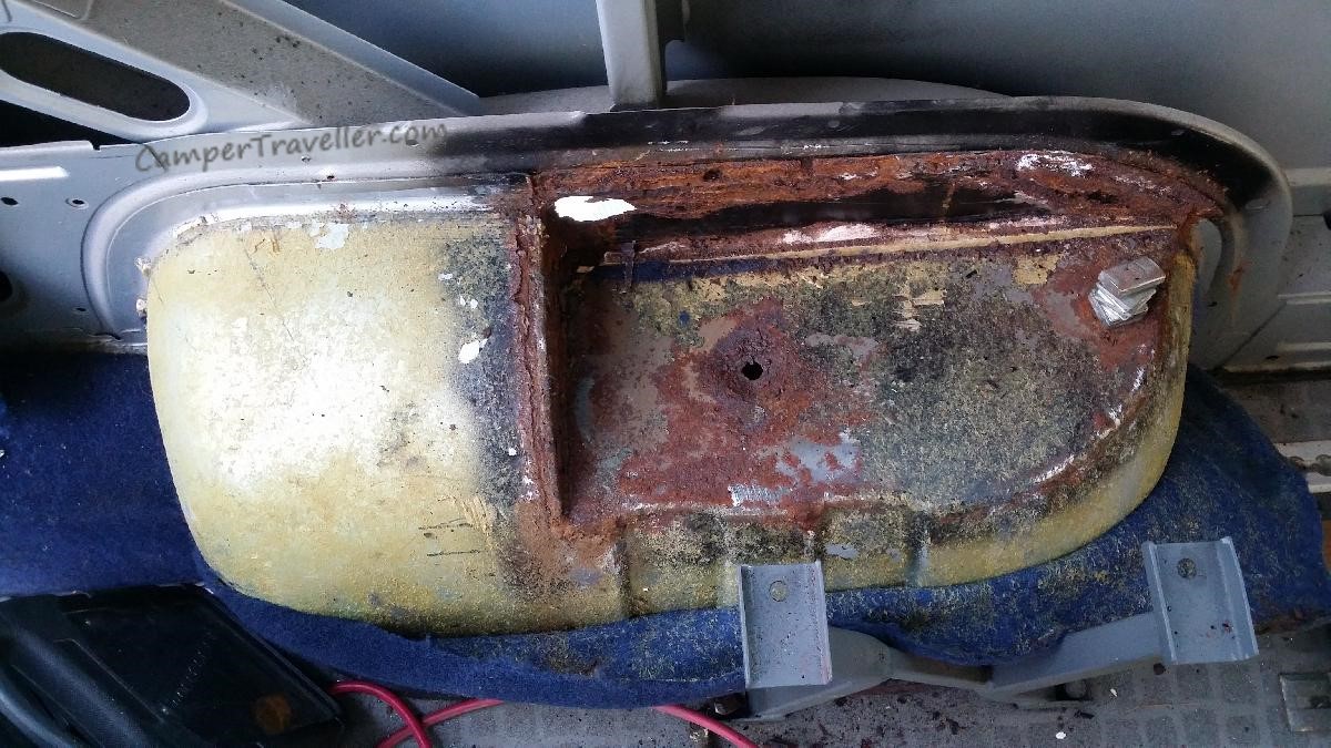 Rust in van body